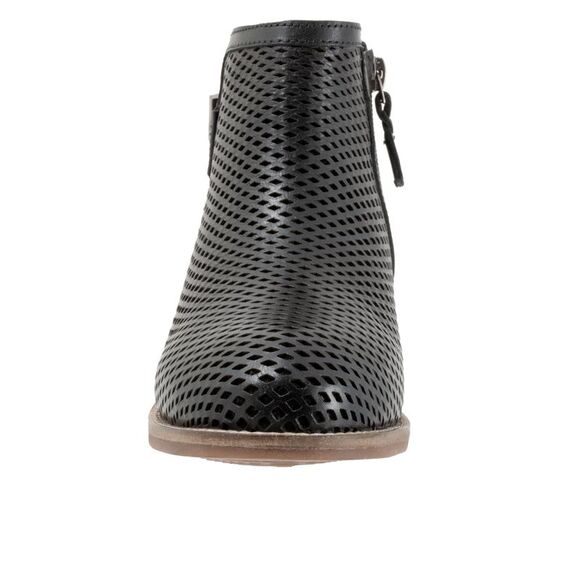 Softwalk Womens Rimini Perf Black Boots (NWT) - Picture 3 of 7